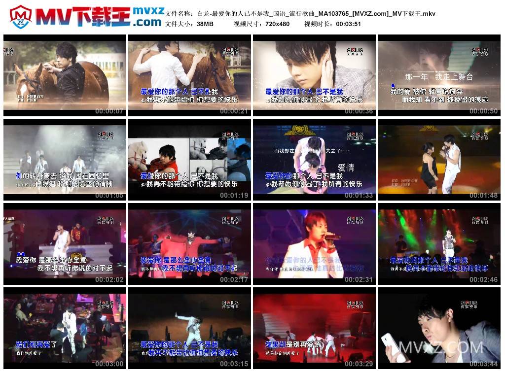 白龙-最爱你的人已不是我_国语_流行歌曲_MA103765